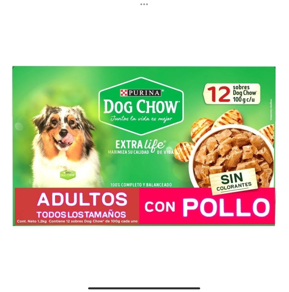 Dog Chow Sobres 12pz