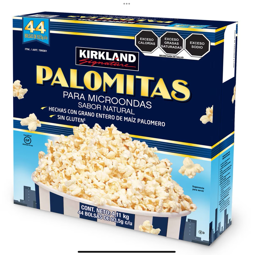 Palomitas Kirkland Natural 44pz