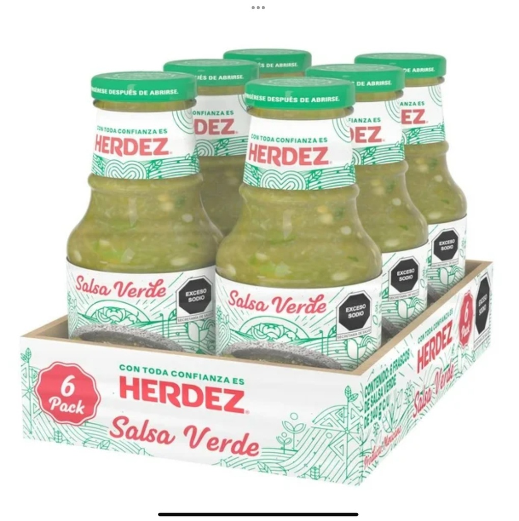 Salsa Verde Herdez 453gr 12pz