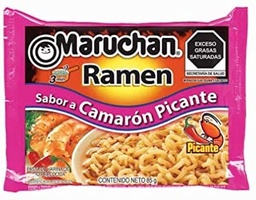 [A0086] Maruchan ramen camaron picante 24 pz