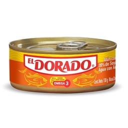 El dorado atun de soya agua con aceite 130g