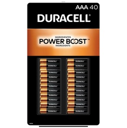 Baterías Duracell AAA 40pz