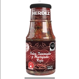 Salsa Tatemada y Martajada Roja 240gr