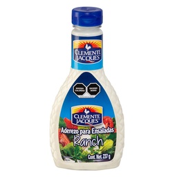 [A0014] Aderezo Clemente Jacques Ranch 237gr